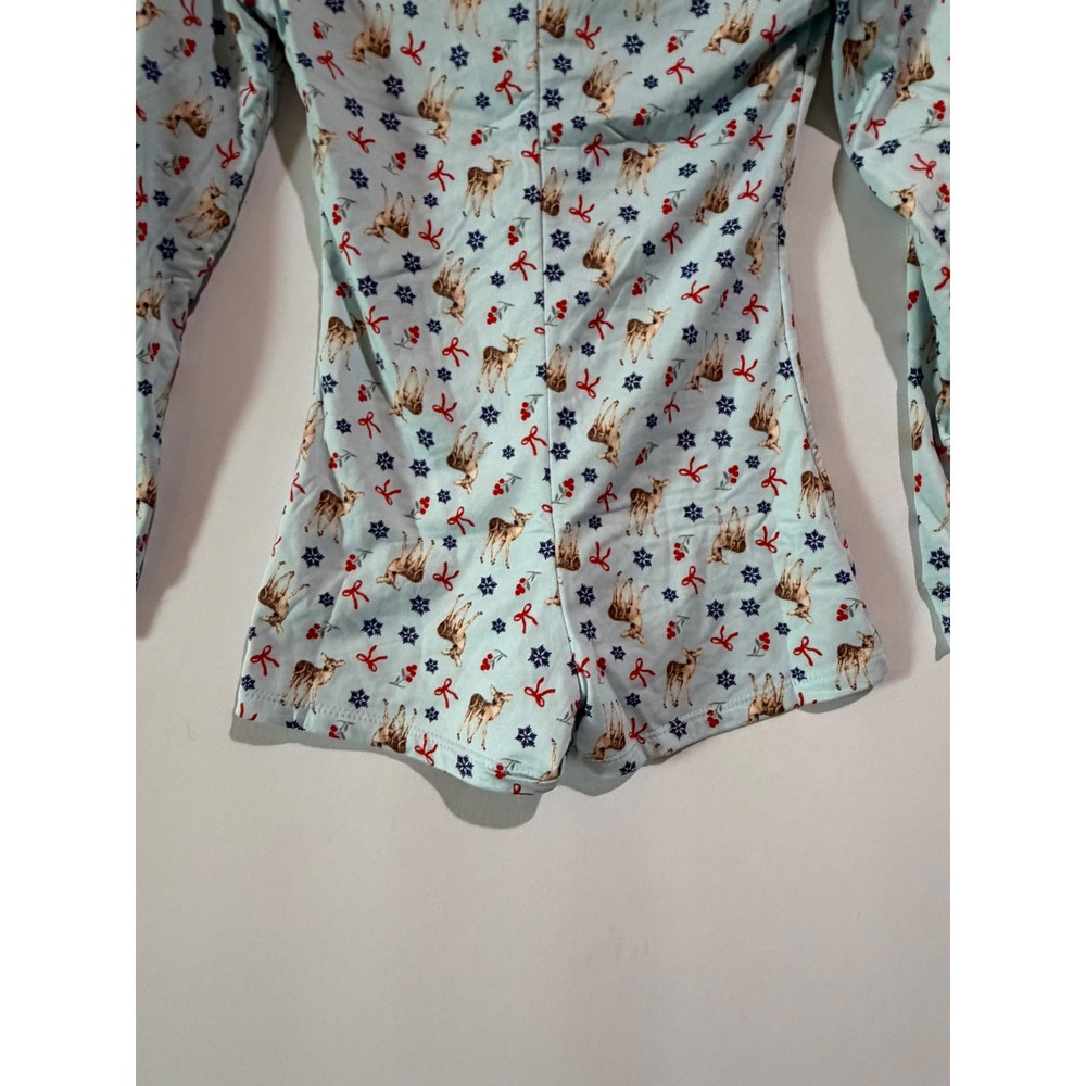 5B Style Fleece Lined Yummy Onesie Romper Small NWT New Cozy Loungewear Casual - Picture 7 of 7